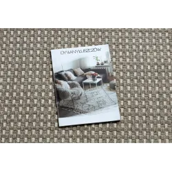 Beige sisal futó szőnyeg boho stílusban, tökéletes előszobákhoz