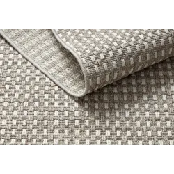 Beige boho stílusú sizál szőnyeg, tökéletes kertekhez vagy teraszokhoz