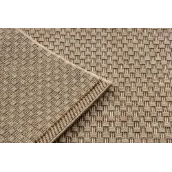 Természetes textúrájú sisal szőnyeg, boho stílus, nappaliba való