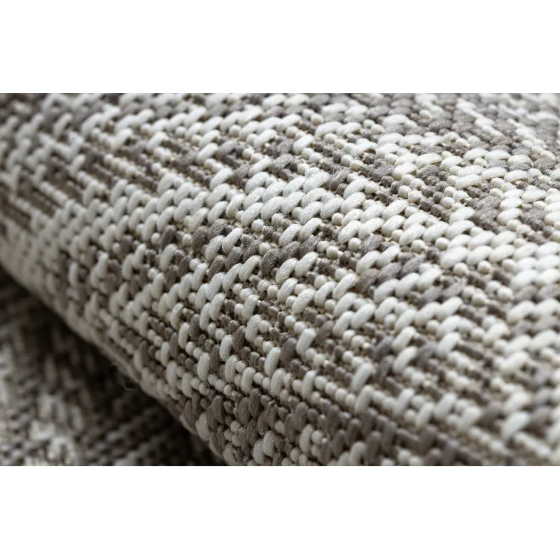 Kerek sisal szőnyeg, ideális kertbe, boho stílusban