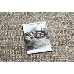 Boho stílusú bézs sisal szőnyeg, nagyszerű választás a nappaliba