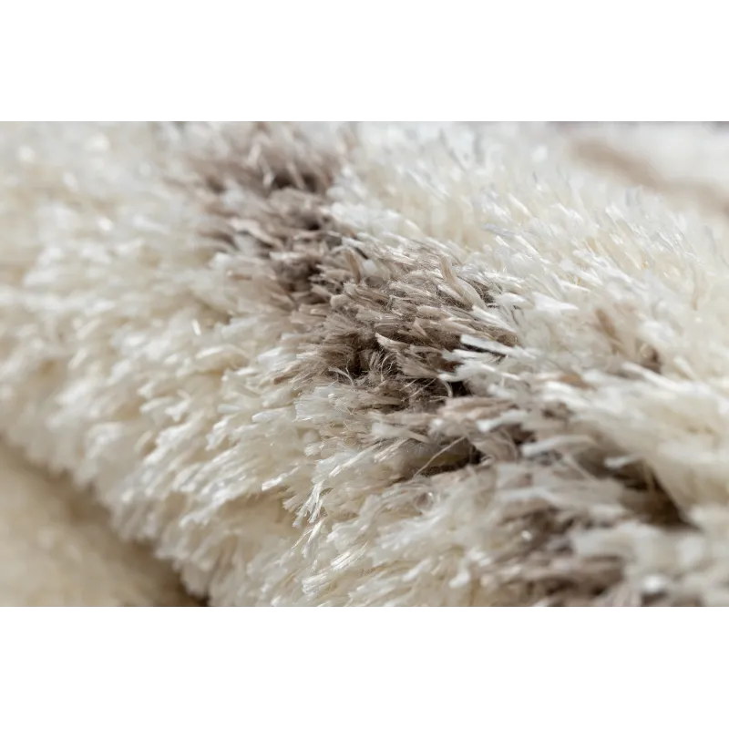FLUFFY 2371 modern bézs szőnyeg elegáns belső terekhez