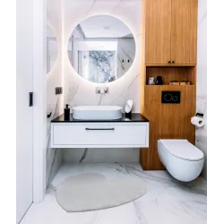 SHAPE 3105 Szív szőnyeg - modern dizájn, tökéletes a nappaliba