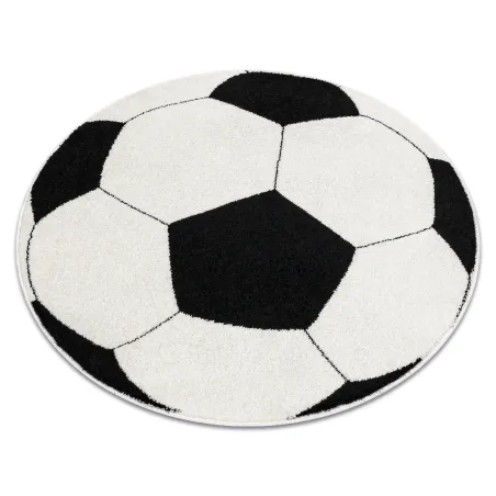 SILVER BALL kerek szőnyeg fekete-fehér színben, modern szőnyeg otthonra