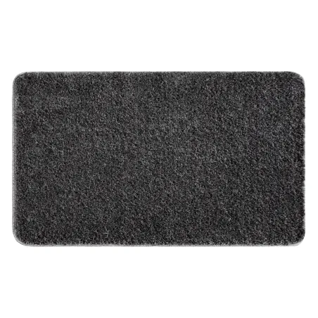 SYNERGY Glamour Fürdőszobai szőnyeg, puha, csúszásmentes, szürke lurex