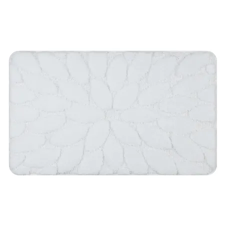 Supreme Stones fürdőszoba szőnyeg, rugalmas, puha - fehér, modern