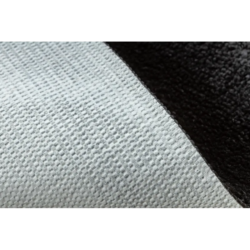Csúszásmentes SUPREME WAVES fürdőszoba szőnyeg, fekete, tökéletes modern belső terekhez