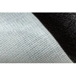 Fekete SUPREME WAVES fürdőszobai szőnyeg, ideális fürdőszobába, csúszásmentes