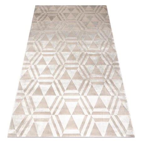 Exkluzív PEARL 51323C bézs szőnyeg geometrikus mintával