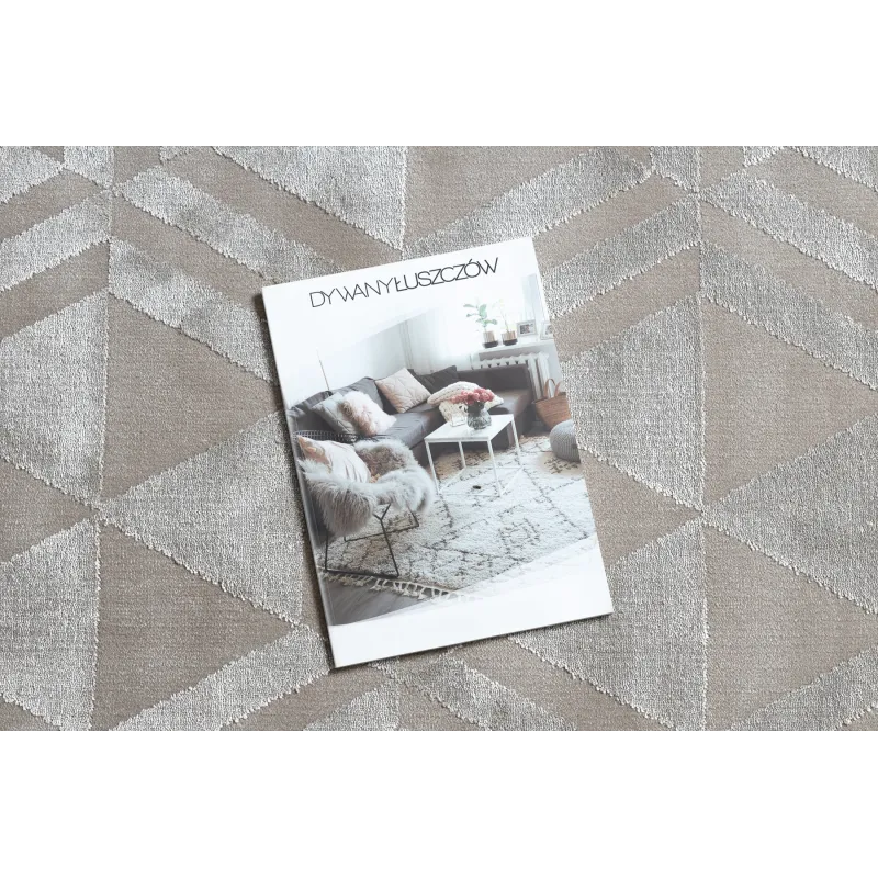 PEARL 51323C bézs szőnyeg geometrikus stílusban, exkluzív kivitel