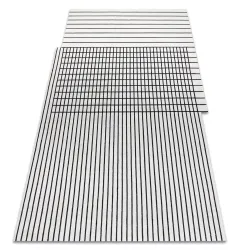 Exkluzív PEARL 51333K szőnyeg krém és fekete színben, geometrikus mintázat