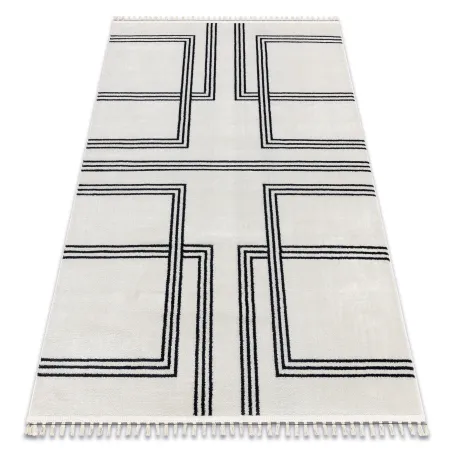 AMOUR 53091C krém geometrikus szőnyeg, modern stílus bármilyen belső térhez