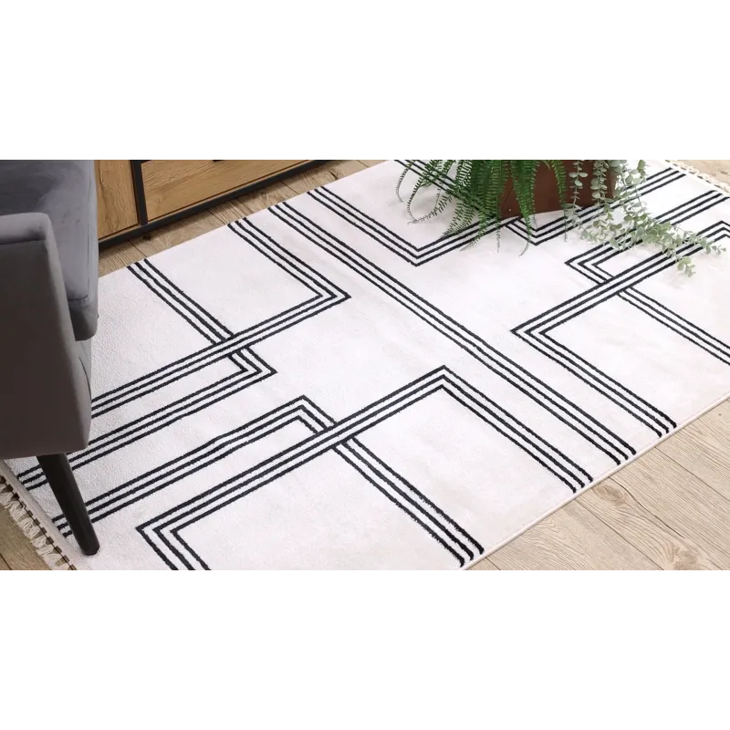 Elegáns AMOUR 53091C krém szőnyeg, tökéletes a nappaliba