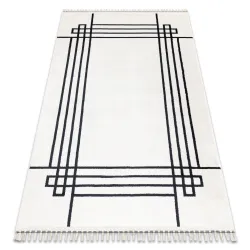 AMOUR 53096C krém keret szőnyeg modern elegáns mintával