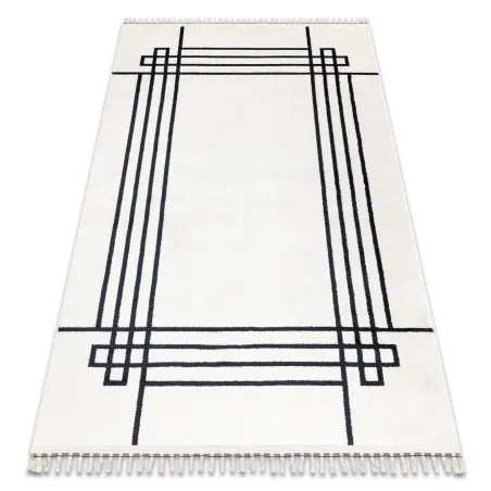 AMOUR 53096C krém keret szőnyeg modern elegáns mintával