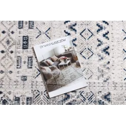 Modern mintás szőnyeg, puha textúrájú, klasszikus boho szőnyeg