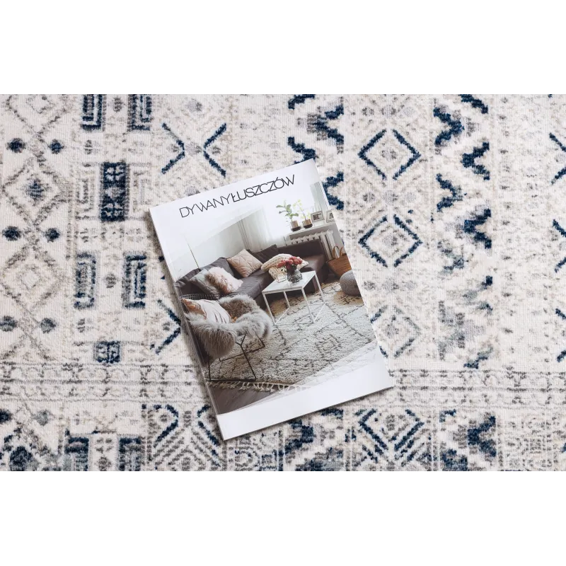 Modern mintás szőnyeg, puha textúrájú, klasszikus boho szőnyeg