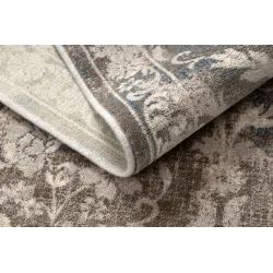 NAIN Ornament Vintage Gyapjú Szőnyeg Bézs/Kék, gyerekszobába is megfelelő