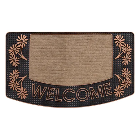 BH 224W Welcome szőnyeg barna, csúszásmentes, beltéri és kültéri használatra
