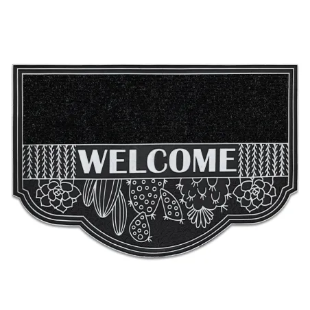 BH 239 Welcome ezüst lábtörlő, csúszásmentes, beltéri és kültéri használatra
