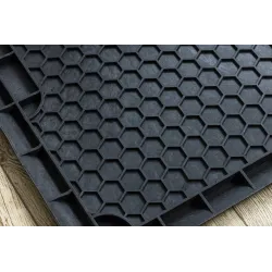 BH DM001 Ezüst lábtörlő, tökéletes előszobákhoz, tartós és modern