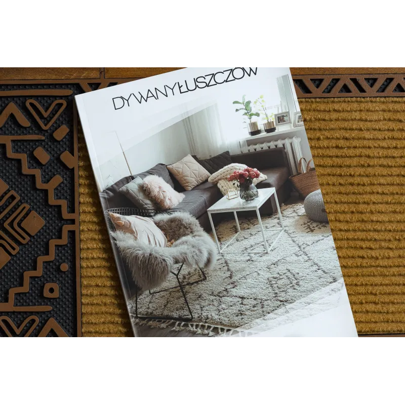 Boho NT004 Barna szőnyeg, elegáns beltéri és kültéri használatra