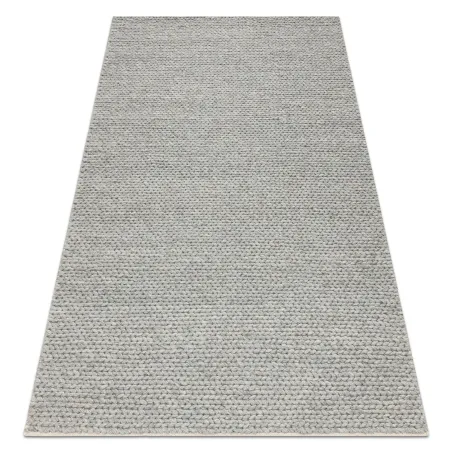 TAHAR 99004G Gyapjú szőnyeg szürke, kézzel szőtt, pálcás