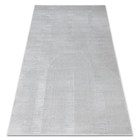 BALANCE 9086 geometrikus szőnyeg szürke, modern, struktúrált