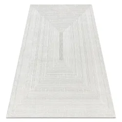 BALANCE 8788 Krém geometrikus szőnyeg, modern glamour szőnyeg stílusos terekhez