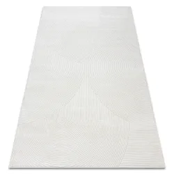 BALANCE 0194 Krém geometrikus szőnyeg, modern és struktúrált a nappaliba