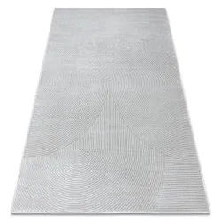 BALANCE 0194 Szürke geometrikus szőnyeg, modern szőnyeg nappaliba