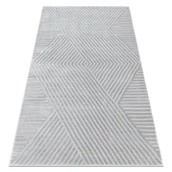 BALANCE 1503 szürke geometrikus szőnyeg, modern szőnyeg nappaliba