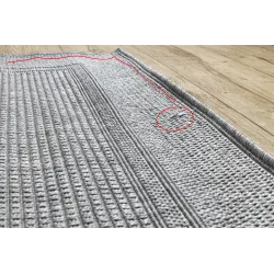 Világosszürke kültéri TIMO 5979 szőnyeg a kertbe