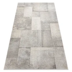 FUSION 1200 geometrikus szőnyeg krém színben, modern szőnyeg a nappaliba