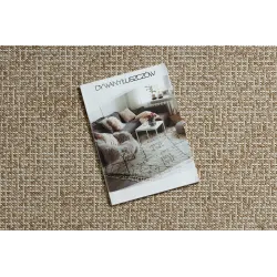 Sizál szőnyeg rácsos mintával, ideális modern otthonokba