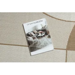 Geometrikus sisal szőnyeg, ideális modern belső terekhez