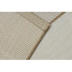 Geometrikus sisal szőnyeg sima textúrával, tartós és elegáns
