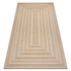 FLAT Geometrikus sisal szőnyeg bézs