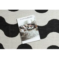 Elegáns hullámos mintás szőnyeg, ideális nappalikhoz