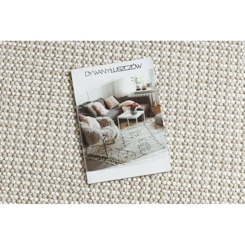Modern szőnyeg fehér/beige színben, ideális a kortárs terekhez