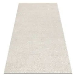 Krém színű polipropilén szőnyeg 80x150 cm, modern stílus, ideális a nappaliba