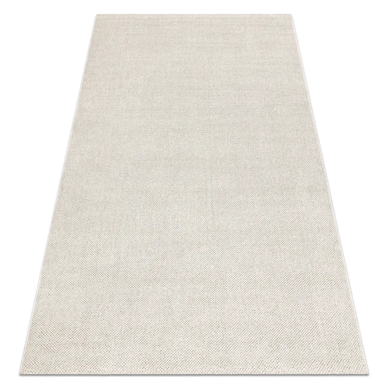 Krém színű polipropilén szőnyeg 80x150 cm, modern stílus, ideális a nappaliba