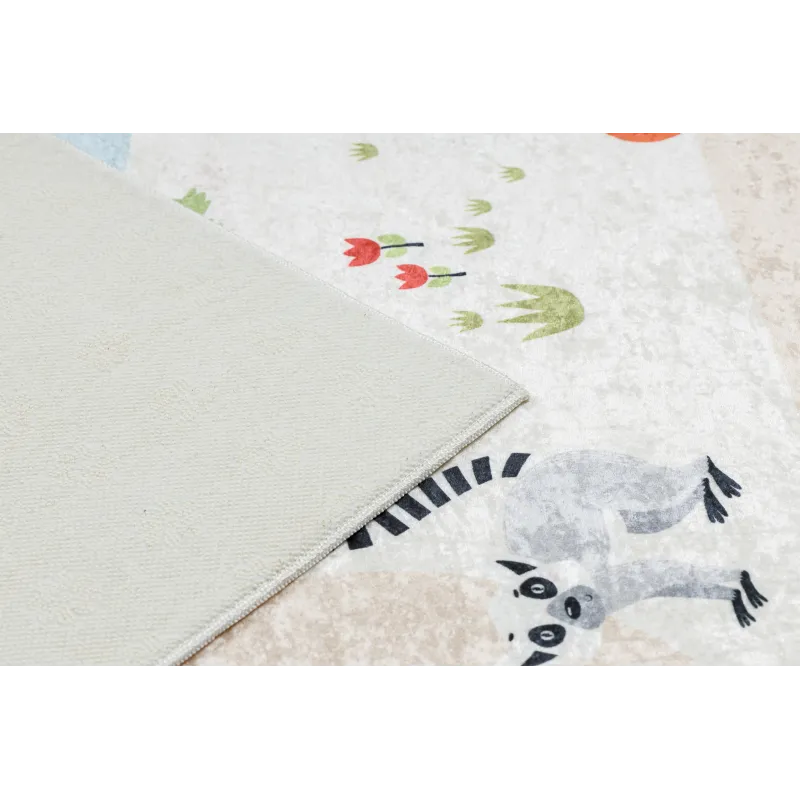BAMBINO 1165 Zoo puha mosható szőnyeg, gyerekeknek