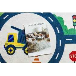 BAMBINO 2223 mosható szőnyeg krém színben, ideális gyerekszobába