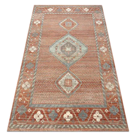 SOHO gyapjú szőnyeg 477.11.LA000 boho stílusban, természetes terrakotta és szürke