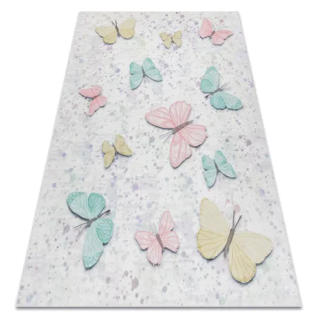 BAMBINO 1610 Mosható Pillangók, antislip, krém - 2. osztály