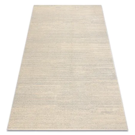 FLUX 461.93 gyapjú szőnyeg loft stílusban, krém és szürke színben, tökéletes modern terekhez