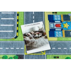 BAMBINO 9028 gyerekszőnyeg, puha és csúszásmentes, gyerekszobába való