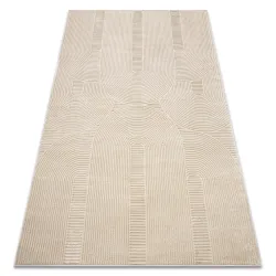 BALANCE 9086 taupe geometrikus szőnyeg, modern és struktúrált