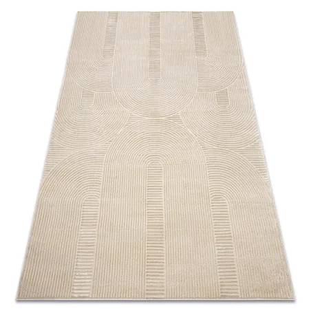 BALANCE 9086 taupe geometrikus szőnyeg, modern és struktúrált
